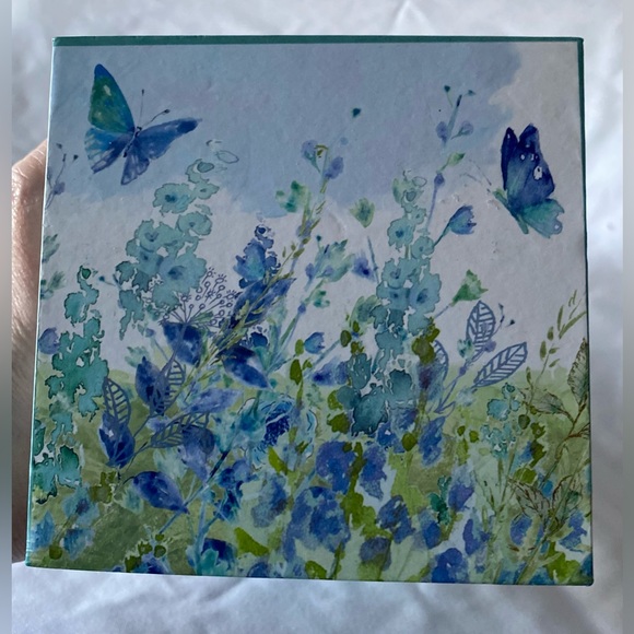 Cypress Ceramic Cup Mug 17 oz. ,w/box Bunnies in Meadow Nature Inspired - Picture 6 of 9